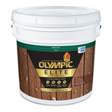 Olympic Elite 3 gal. Rustic Cedar Solid Advanced Exterior Stain and Sealant in One - Super Arbor