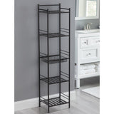 Slat Style 14 in. W x 11 in. D x 58.5 in. H Towel Tower in Bronze - Super Arbor