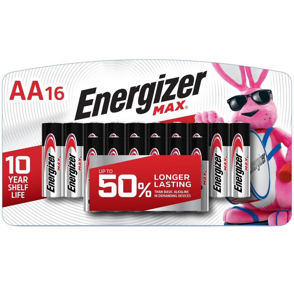 MAX Alkaline AA Battery (36-Pack) - Super Arbor