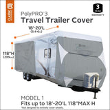 Classic Accessories PolyPro III Travel Trailer Cover - Super Arbor