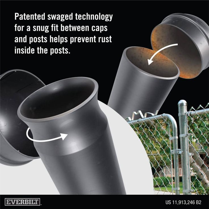 Everbilt 2-3/8 in. Dia x 8 ft. 15-Gauge Galvanized Steel Chain Link Fence Corner Post