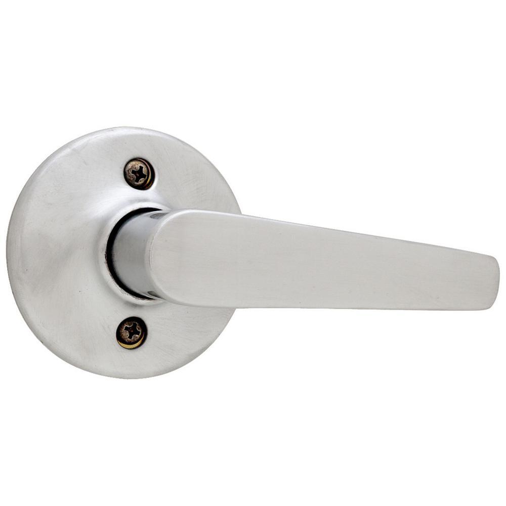 Delta Satin Chrome Passage Hall/Closet Door Lever - Super Arbor