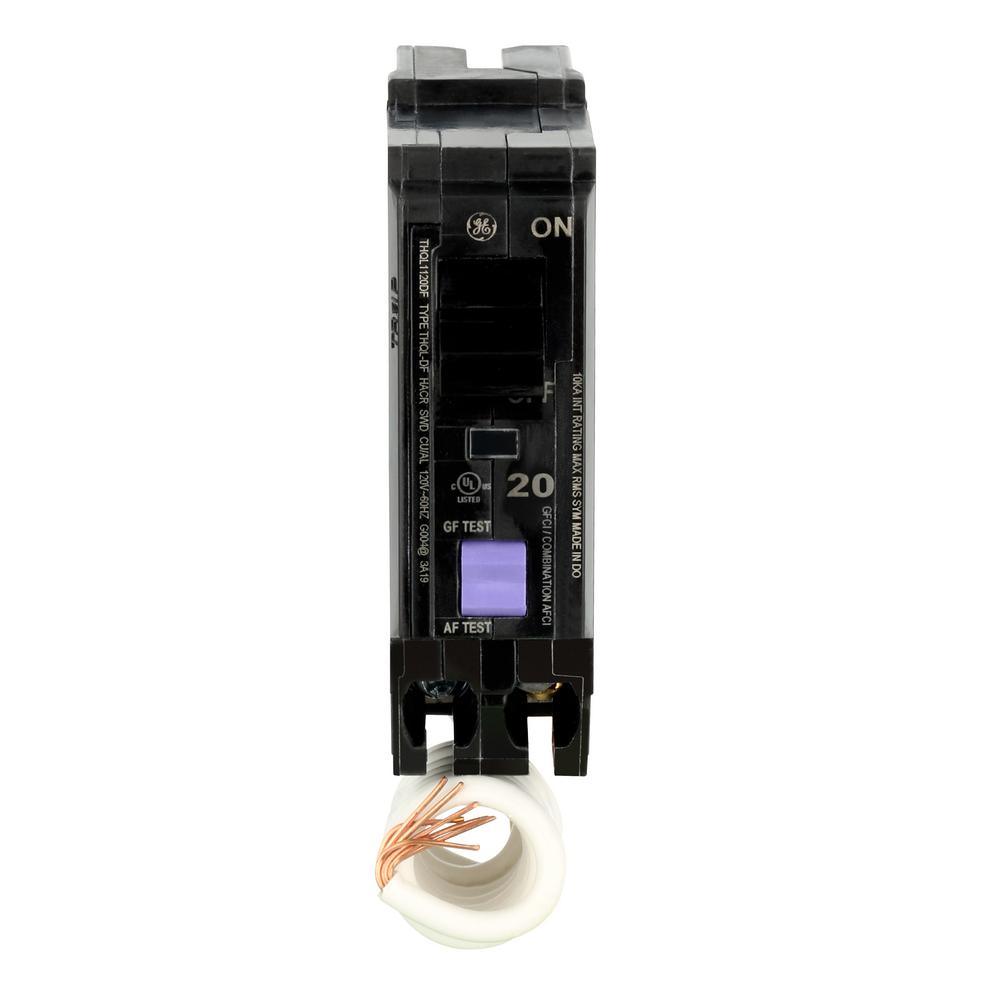 Q-Line 20 Amp Single-Pole Dual Function Arc Fault/GFCI Breaker - Super Arbor