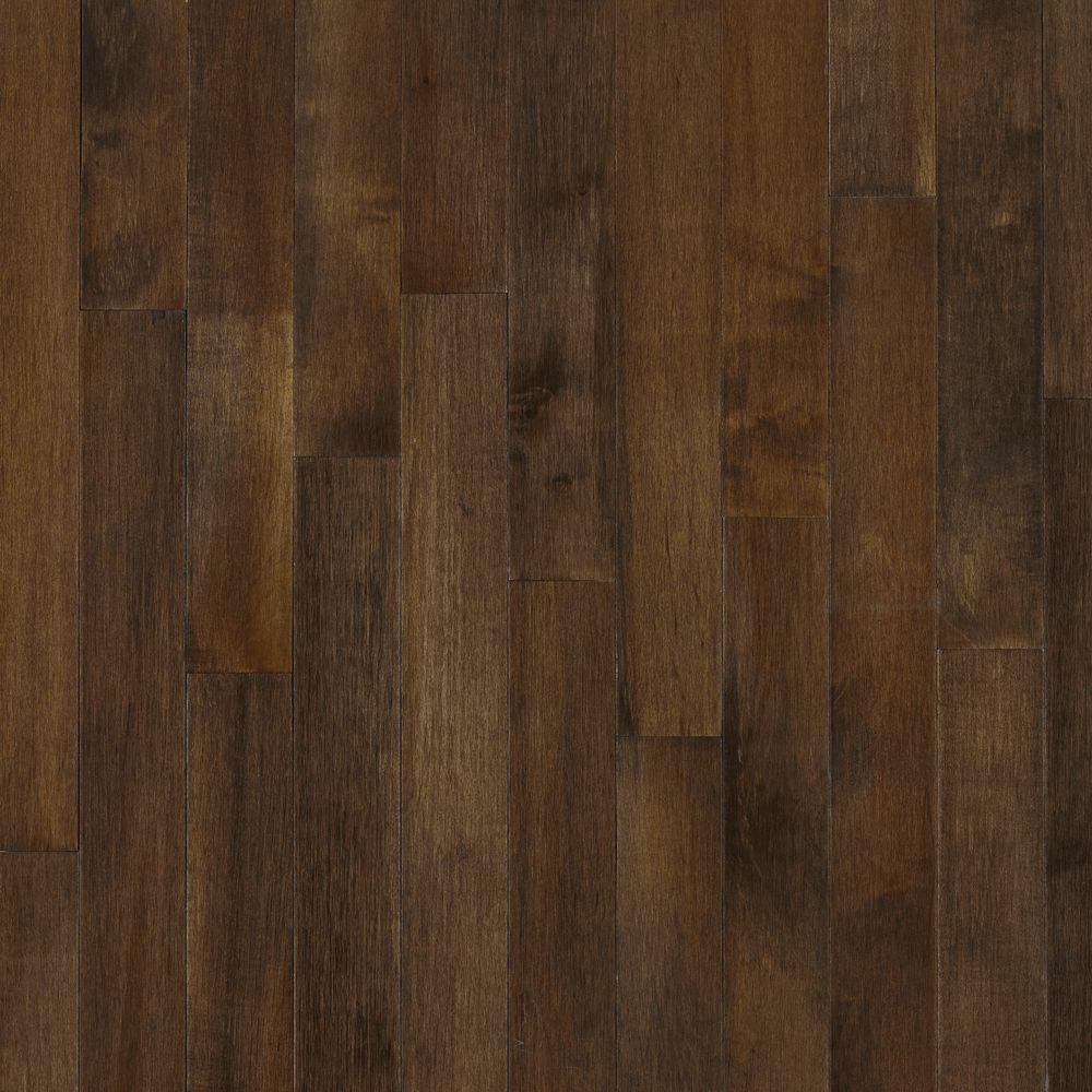 Bruce Natural Maple 3/4 in. Thick x 2-1/4 in. Wide x Varying Length Solid Hardwood Flooring (20 sq. ft. / case) - Super Arbor