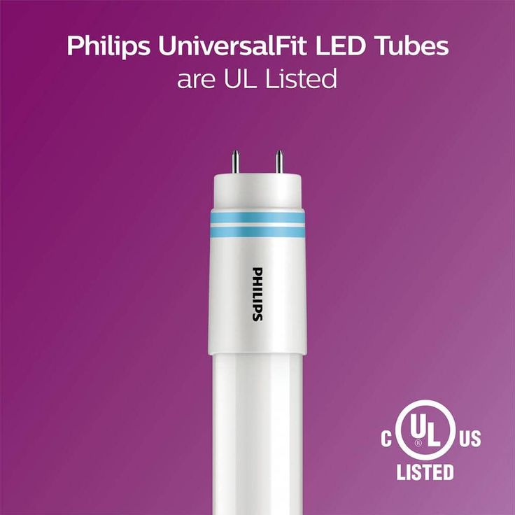 Philips 32-Watt 4 ft. T8 40-Watt Replacement Universal Fit Linear T12 LED Tube Light Bulb, Daylight (30-Pack)