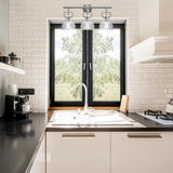 Walker 5-Piece Brushed Nickel All-In-One Bathroom Set