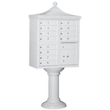 Regency Decorative 12-Compartment Post-Mount Cluster Box Unit - Super Arbor