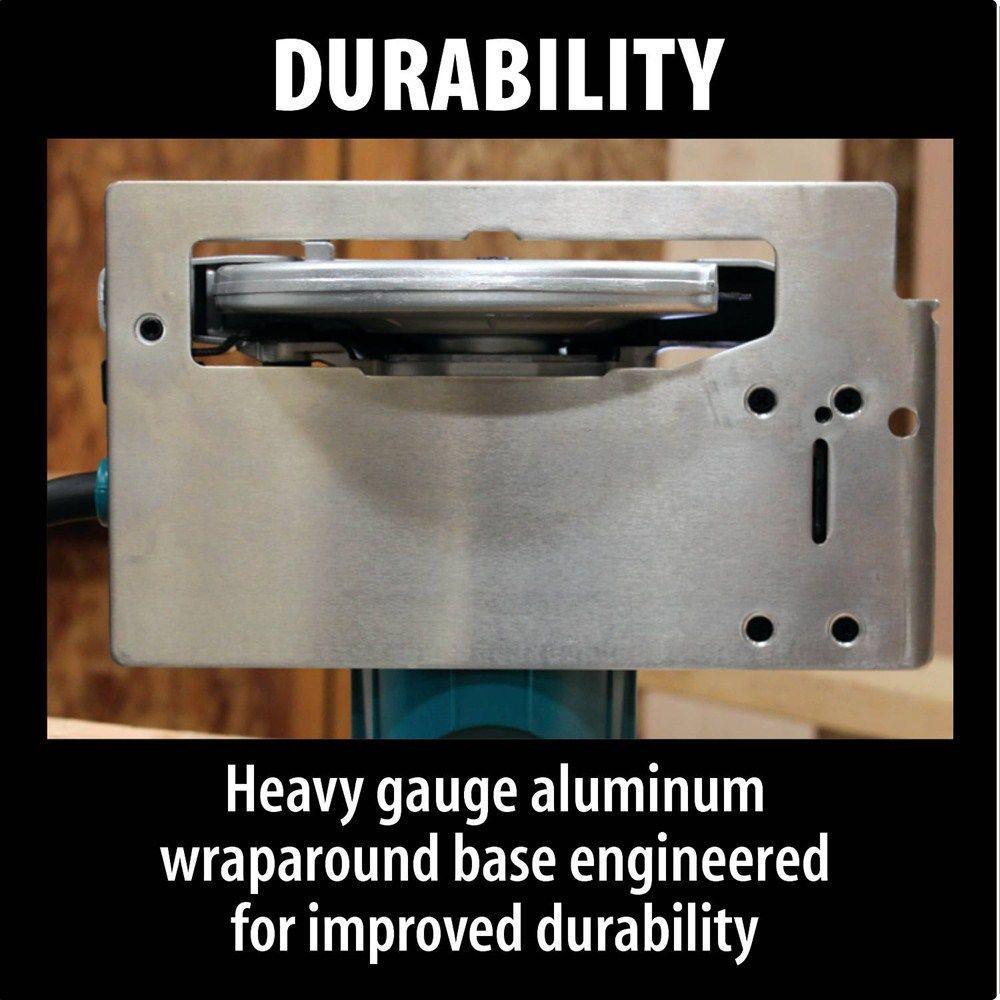 7-1/4 in. 15 Amp Corded Circular Saw with Dust Port 2 LED Lights 24T Carbide Blade - Super Arbor