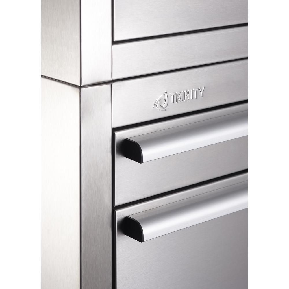 43 in. 11-Drawer Stainless Steel Rolling Tool Chest Combo - Super Arbor