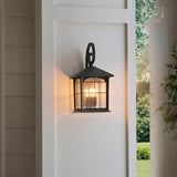 Home Decorators Collection Brimfield 3-Light Aged Iron Outdoor Wall Lantern Sconce