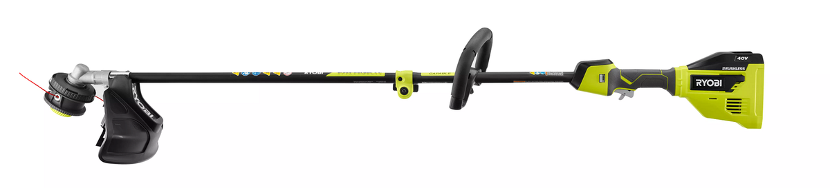 RYOBI 40-Volt Lithium-Ion Brushless Cordless Attachment-Capable String Trimmer (Tool Only)