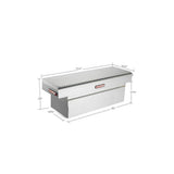 Weather Guard 71.5 Diamond Plate Aluminum Full Size Crossbed Truck Tool Box - Super Arbor