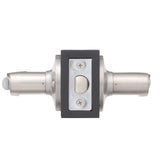 Satin Nickel Privacy Bed/Bath Door Lever Set - Super Arbor