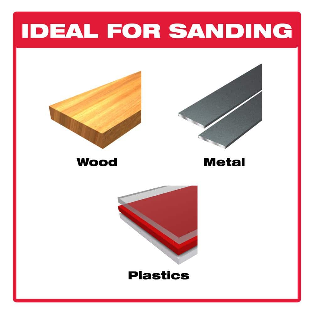 DIABLO 1/3 Sheet Assorted (80,120,220 Grit) Sandpaper Hand Sanding Sheets (100-Pack)