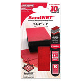DIABLO 2.75 in. x 5 in. SandNET 220-Grit Faster Reusable Hand Sanding Block Refill Sheets (50-Pack)