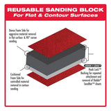 DIABLO Assorted SandNET Faster Reusable Hand Sanding Block Sheets (80,120,220 Grit) (30-Pieces)