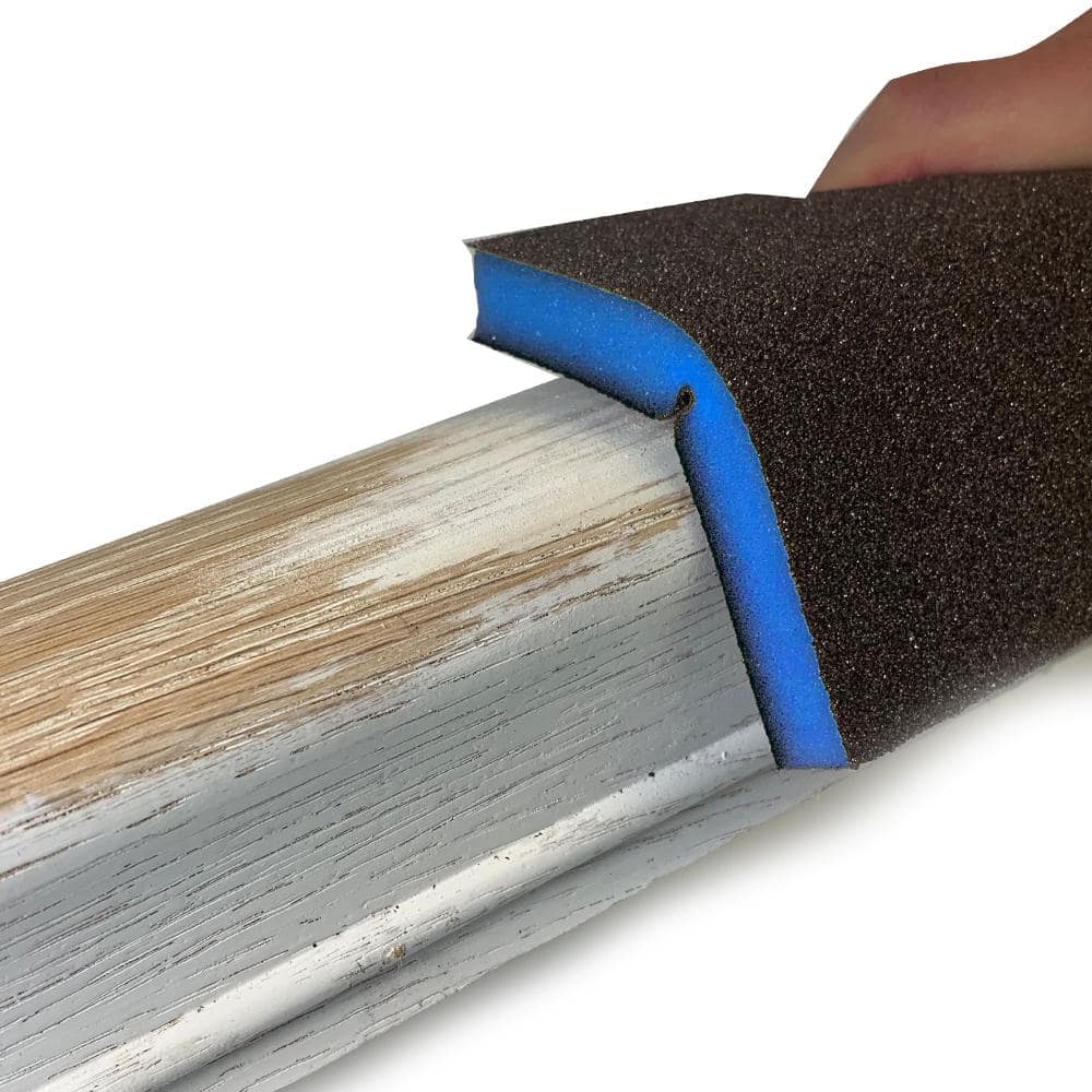 DIABLO 3.75 in. x 4.75 in. 220-Grit Ultra Fine Hand Sanding Sponge (100-Pack)