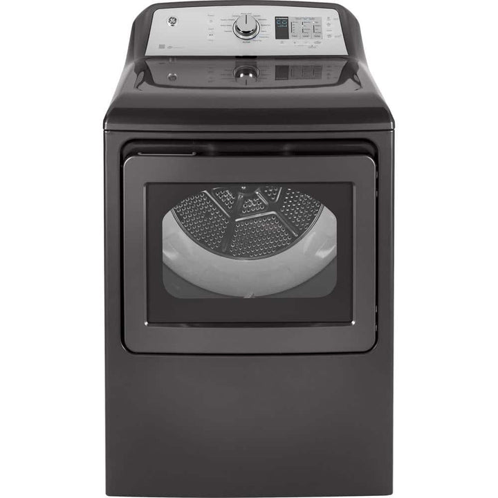 GE 7.4 cu. ft. 240-Volt Diamond Gray Electric Vented Dryer, ENERGY STAR