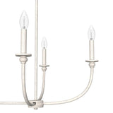Hunter Southcrest 6-Light Distressed White Candlestick Chandelier