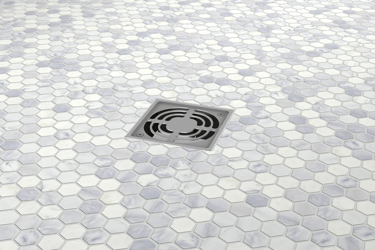 Emser Winter Frost Marble Mosaic/Border Tile – Natural Stone (12-in x 12-in)
