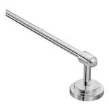 Moen Iso 18-in Spot Resist Brushed Nickel Wall Mount Single Towel Bar