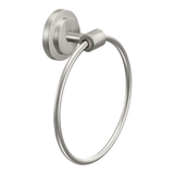 Moen Iso Spot Resist Brushed Nickel Wall Mount Towel Ring