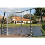 Dolle Prova PA1 36 in. x 1-1/2 in. Aluminum Top Mount Post