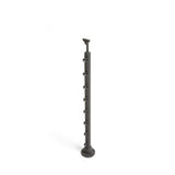 Dolle Prova PA1b 36 in. x 1-1/2 in. Anthracite Top Mount Post
