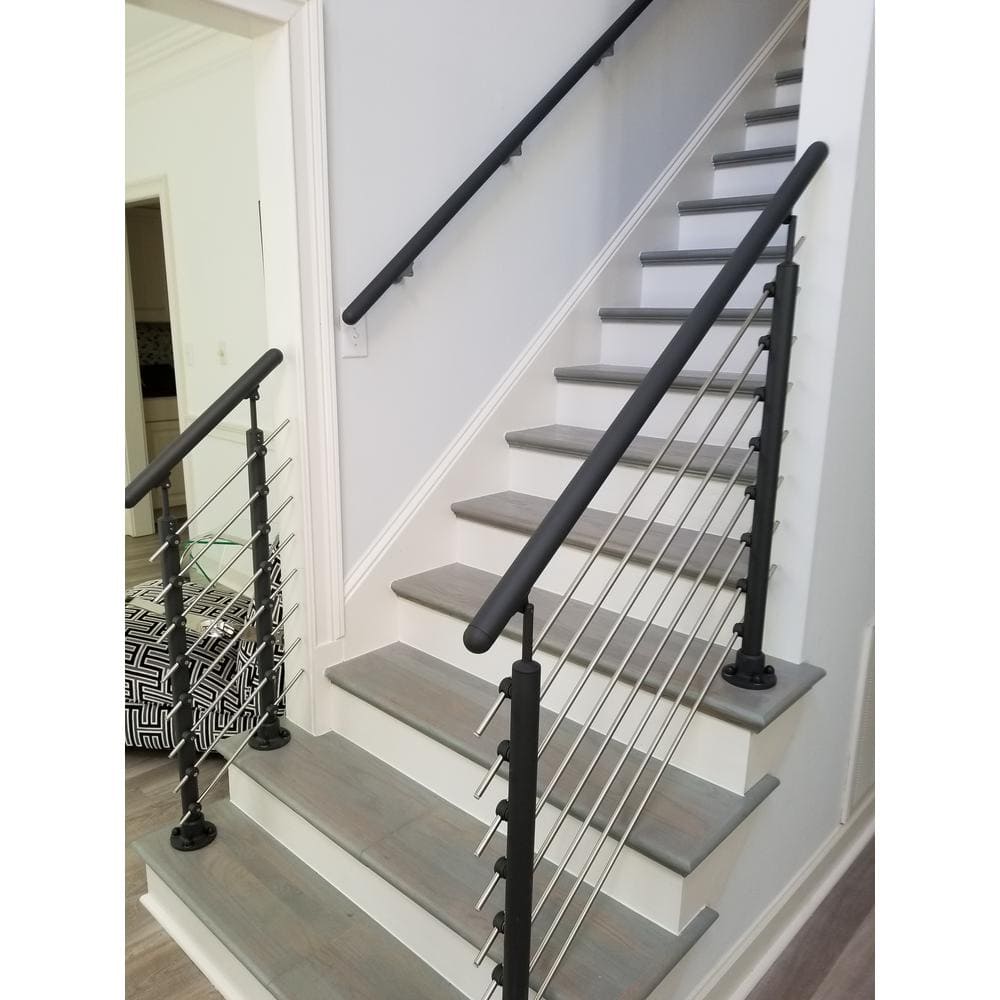 Dolle Prova PA1b 36 in. x 1-1/2 in. Anthracite Top Mount Post