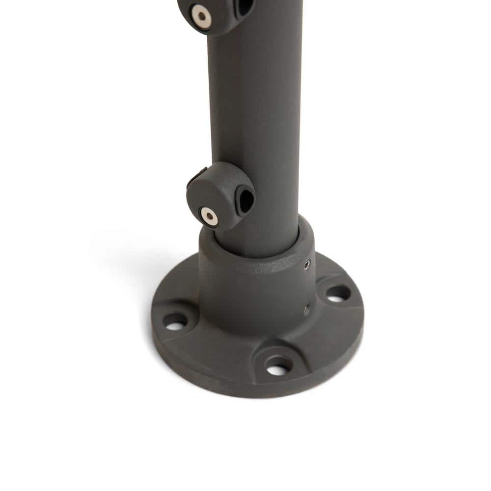 Dolle Prova PA1ab 42 in. x 1-1/2 in. Anthracite Top Mount Post