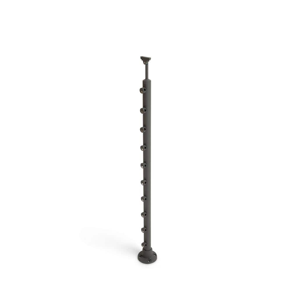 Dolle Prova PA1ab 42 in. x 1-1/2 in. Anthracite Top Mount Post