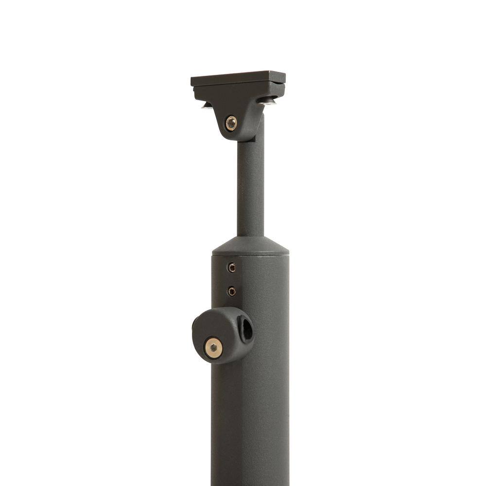 Dolle Prova PA1ab 42 in. x 1-1/2 in. Anthracite Top Mount Post