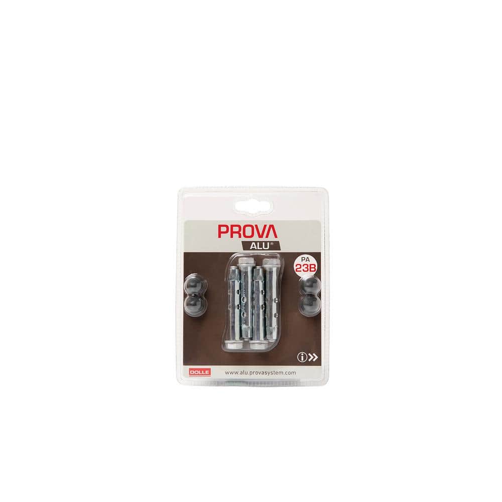 Dolle Prova PA23b Metal Heavy Duty Compression Concrete Post Anchors (4-Piece)