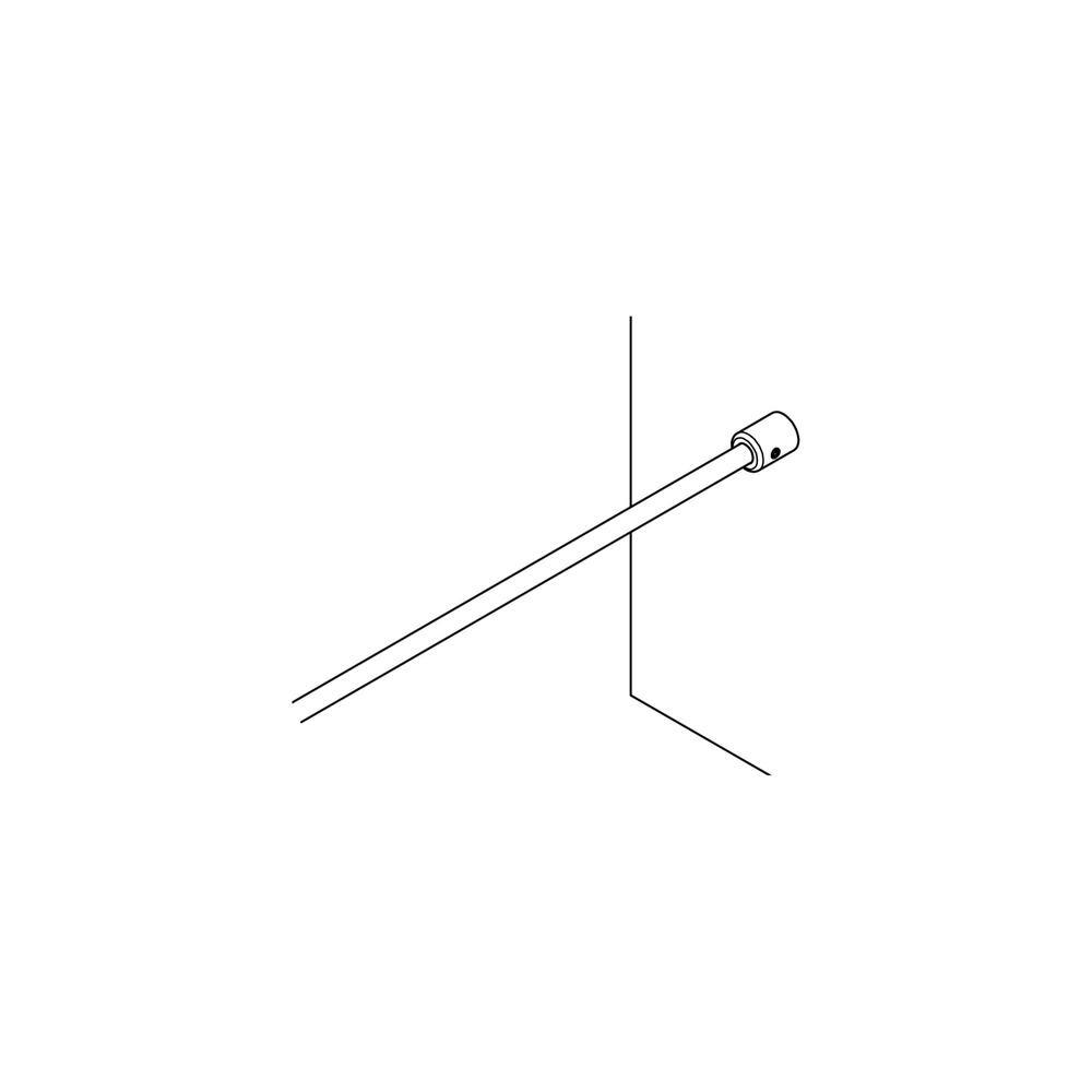 Dolle Prova PA11b Powder Coated Metal Wall Termination