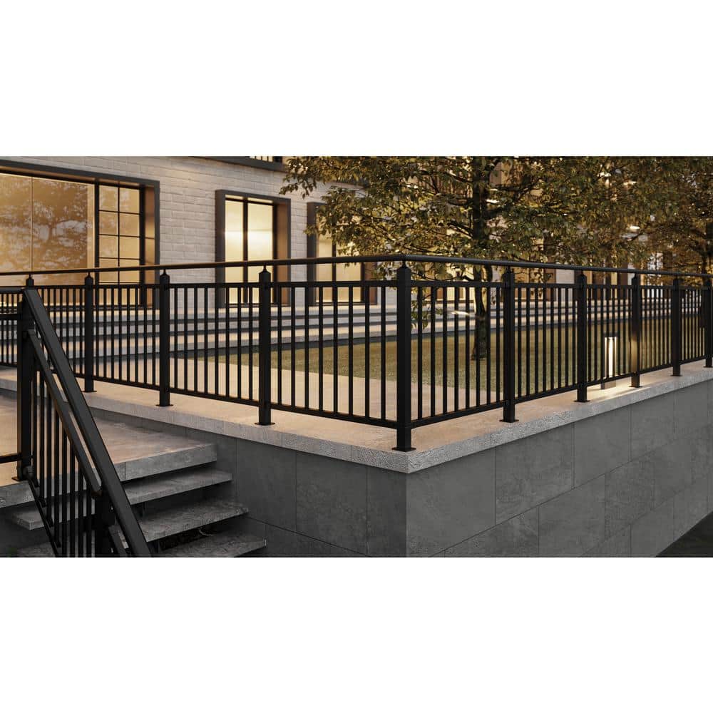 Dolle ACADIA 3 in. L x 3 in. W Black 90-Degree Handrail Corner Connector