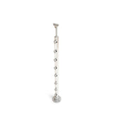 Dolle Prova 36 in. H x 79 in. W Brushed Silver Aluminum Top Mount Tube Stair Railing Kit
