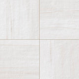 Impero Dolomite White 24 x 24 x 3/4 in. Marble-Look Porcelain Paver, Case of 2