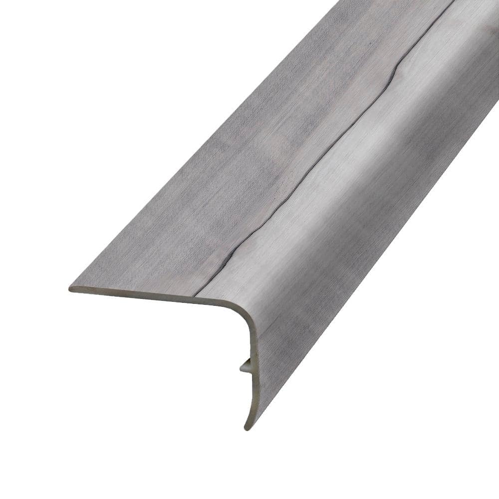 Dolphin 1.32 in. T x 1.88 in. W x 78.7 in. L Vinyl Stair Nose Molding by PERFORMANCE ACCESSORIES