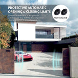 DOORADO Slide Single Automatic Gate Opener Kit with 2 Remote Controls