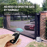 DOORADO Slide Single Automatic Gate Opener Kit with 2 Remote Controls