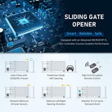 DOORADO Smart Slide Single Automatic Gate Opener Kit-4400 lbs.