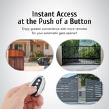 DOORADO 4-Button Remote Transmitter for Automatic Gate Openers