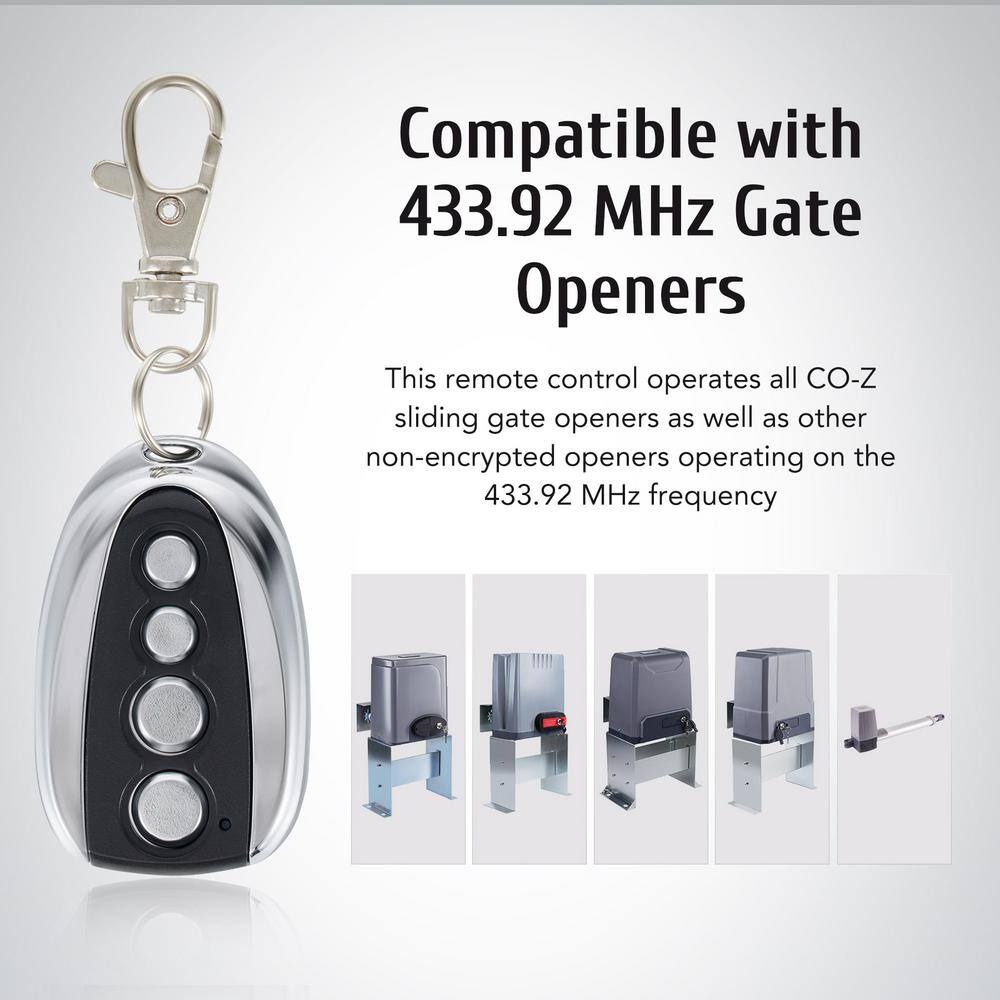 DOORADO 4-Button with Remote Transmitter for Automatic Gate Openers (Set of 2)