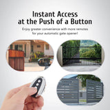 DOORADO 4-Button with Remote Transmitter for Automatic Gate Openers (Set of 2)