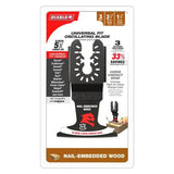 Diablo Demo Demon Bi-Metal Oscillating Blade for Nail-Embedded Wood 2-1/2" 3/Pack