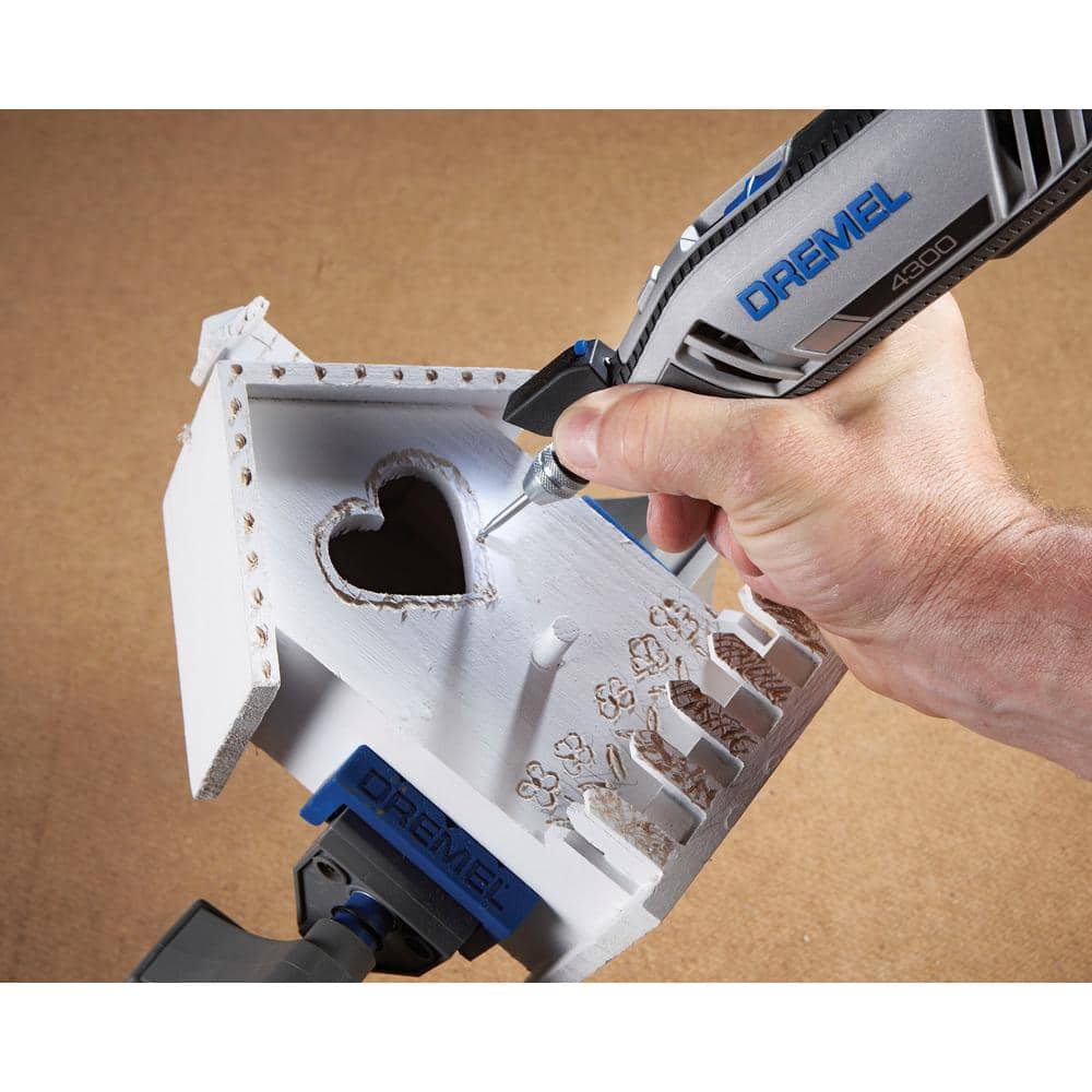 Dremel 4300 Series 1.8 Amp Variable Speed Corded Rotary Tool Kit with Flex Shaft Rotary Tool Attachment