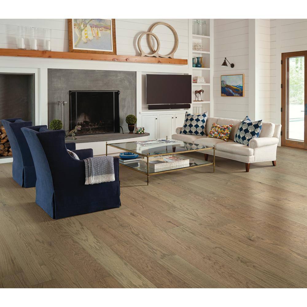 Shaw Pavillion Drift Red Oak 3/8 in. T X 6.3 in. W Tongue and Groove Engineered Hardwood Flooring (30.48 sq.ft./case)