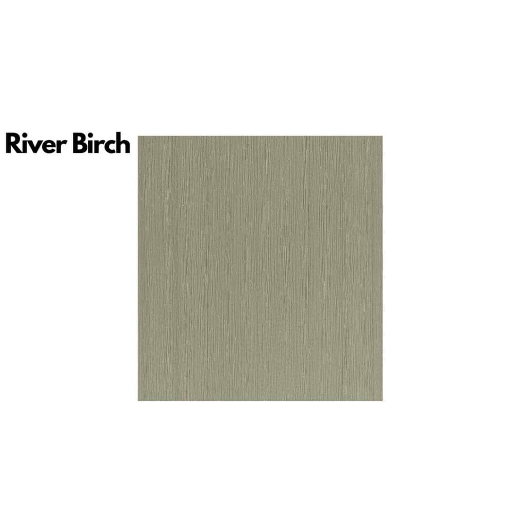 Frame It All 0.40 in. x 5.51 in. x 70.20 in. River Birch Capped Composite Flat Top Fence Picket (5-Pack)