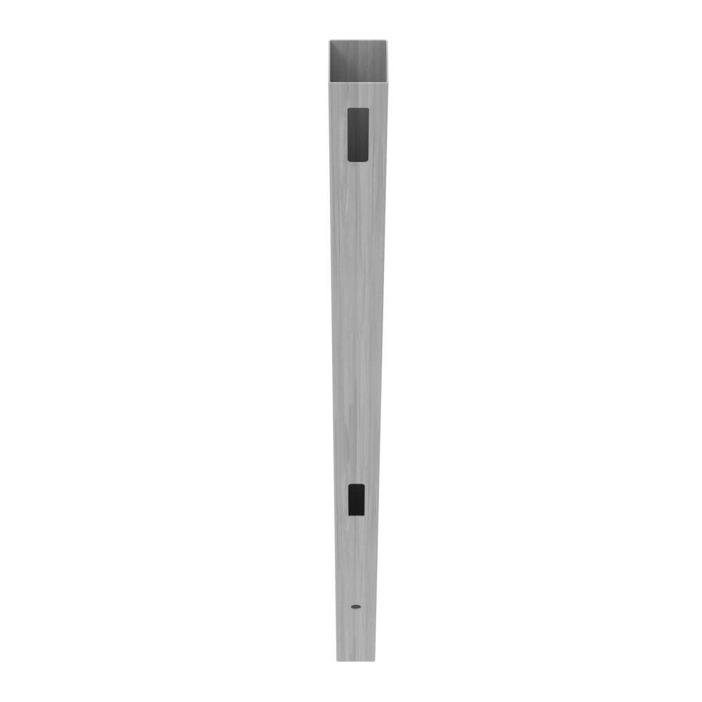 Barrette Outdoor Living Linden 108" Driftwood Gray Vinyl Fence End Post
