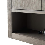 Vanity Art 24 in. W x 8 in. D x 33 in. H Bathroom Storage Wall Cabinet in Driftwood Gray/MB